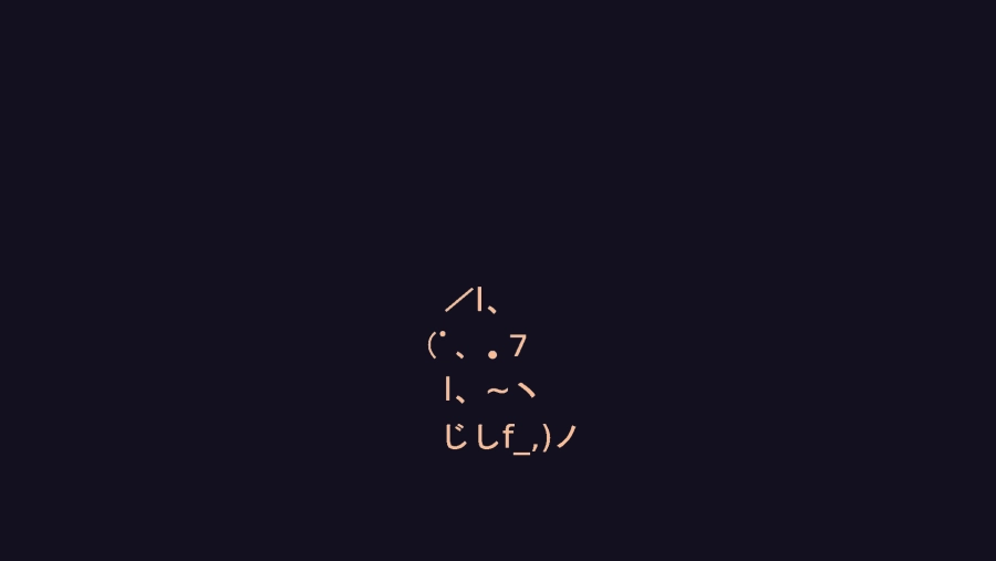 暗夜密语｜ASCII动物壁纸：在代码森林里与神秘生物相遇