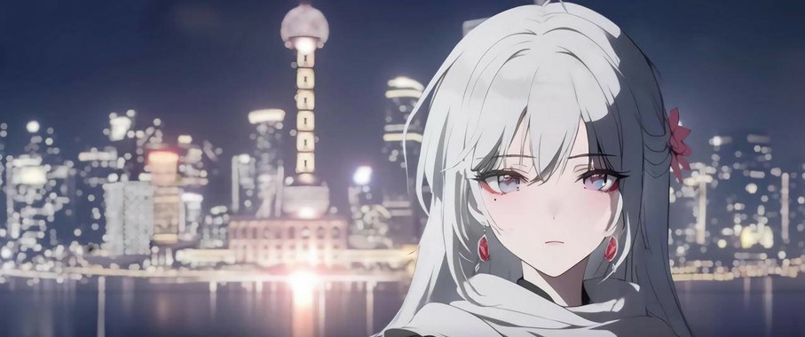 【深海残响】斯卡蒂主题壁纸｜3440×1440幽雾色域与动态粒子渲染技术解析