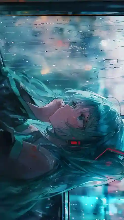 【初音未来的声纹光影】｜4K超清虚拟偶像壁纸的量子渲染术