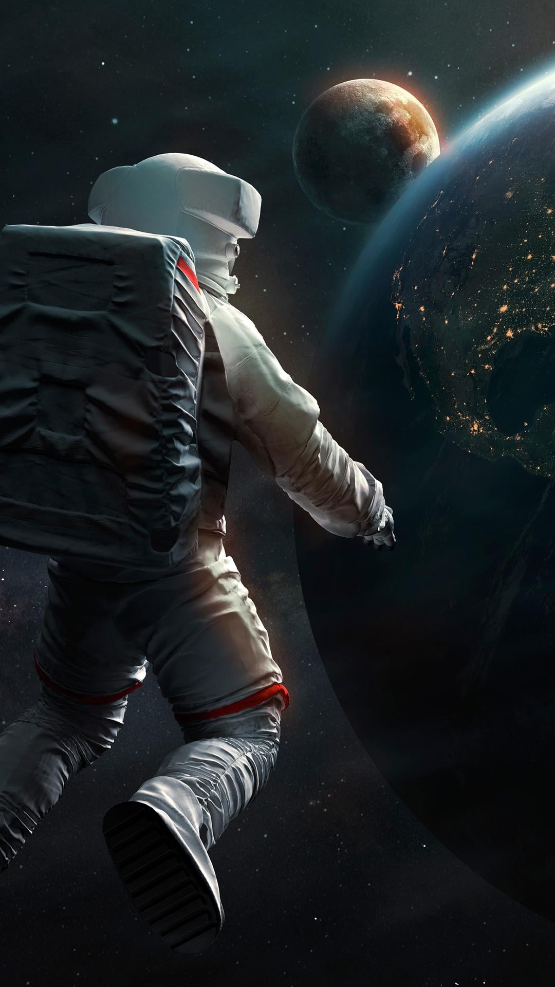 暗色系科幻星云壁纸展示宇宙深邃神秘之美,采用天文级相机拍摄4K超清画面,适配全平台设备