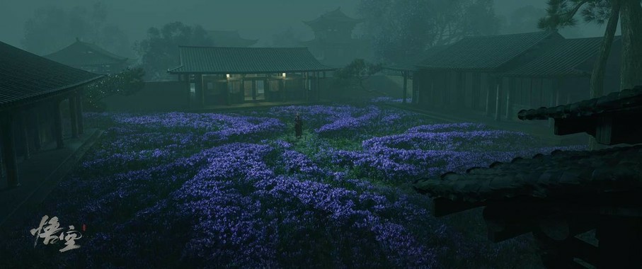 【黑神话特典】念四妹深靛青壁纸｜3440×1440超宽幅动态渲染技术解析