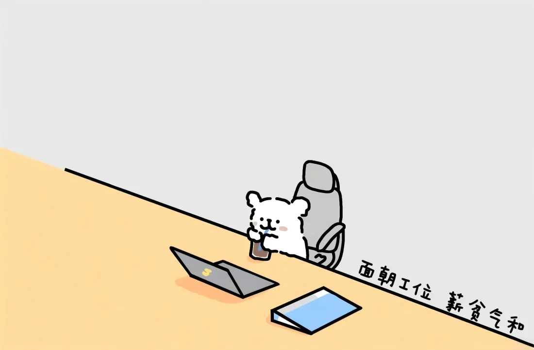 动态光影追踪的黄白线条小狗办公壁纸,2560x1680超清分辨率,WordPress ripro-v5 AR适配