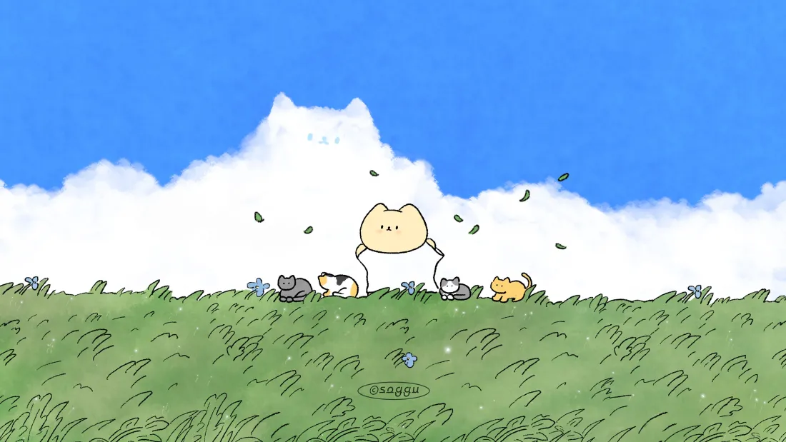 梦幻童话镇｜3839×2160可爱动漫壁纸：二次元萌系精灵的奇幻乐园