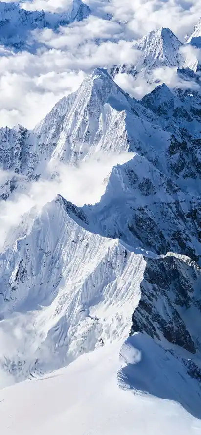 【雪山的呼吸】｜4K超清雪山白云光影炼金术