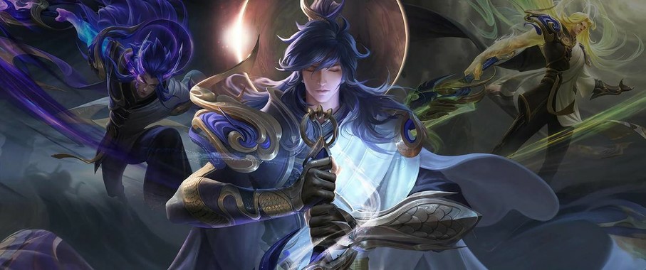 【光暗史诗】李信一念神魔壁纸｜3440×1440双形态光追渲染工程解密