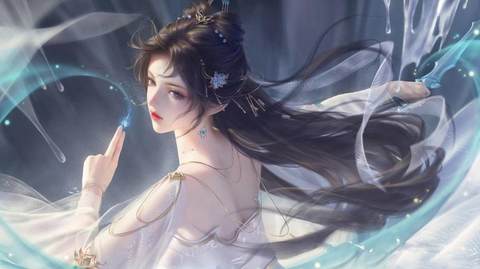 星墟幻境｜完美世界清漪同人4K壁纸解锁玄幻美学的次元密码