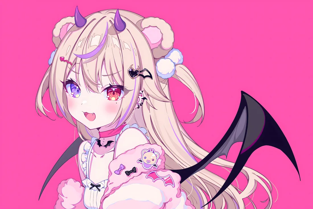幻光织梦｜紫樱少女纳米级渲染壁纸：6480兆像素粒子 × 琉璃羽翼光构学
